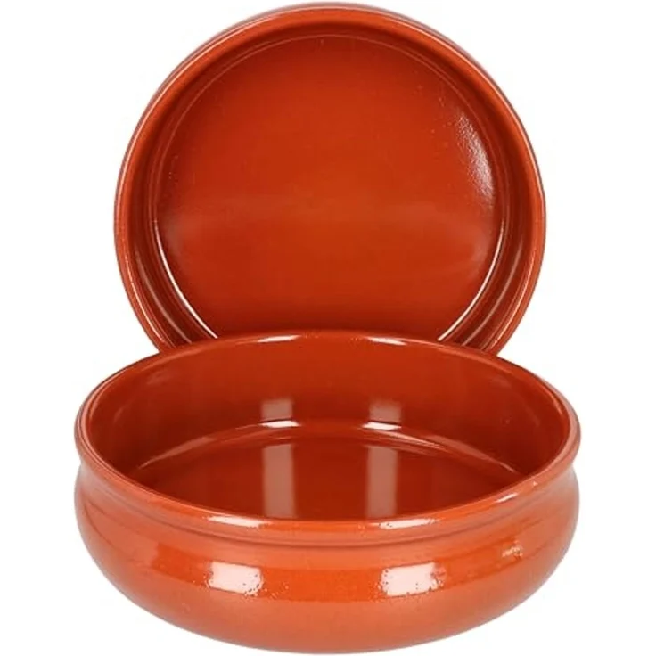 MamboCat Servierschale MamboCat 2x Cazuela Schale Berlin bauchig Tonware Ø 24 cm Größe XL, Steingut – Bild 2