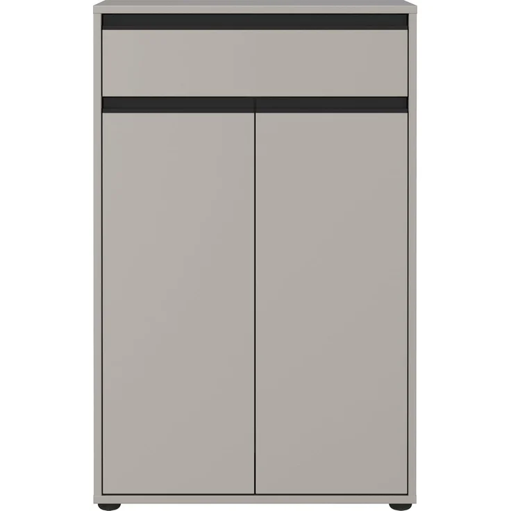 Germania Kommode 2202-186 GW-Lemont, in Steingrau, mit Tür- und Schubladendämpfung, 63 x 98 x 34 cm (BxHxT) – Bild 4