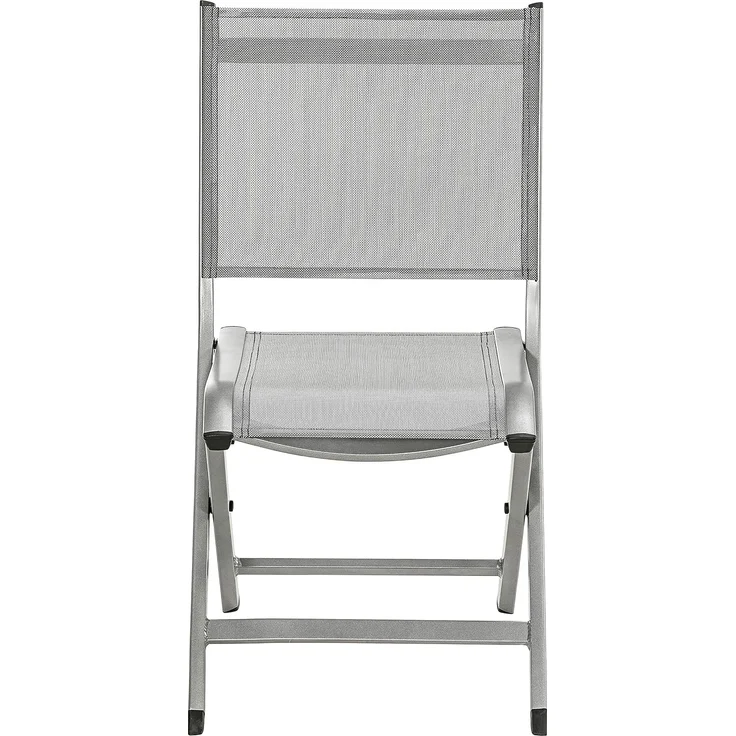 Dehner Gartenstuhl Klappstuhl Chicago, 88 x 57.5 x 48.5 cm, Pflegeleichter Klappstuhl aus beständigem Aluminium und Textil – Bild 2