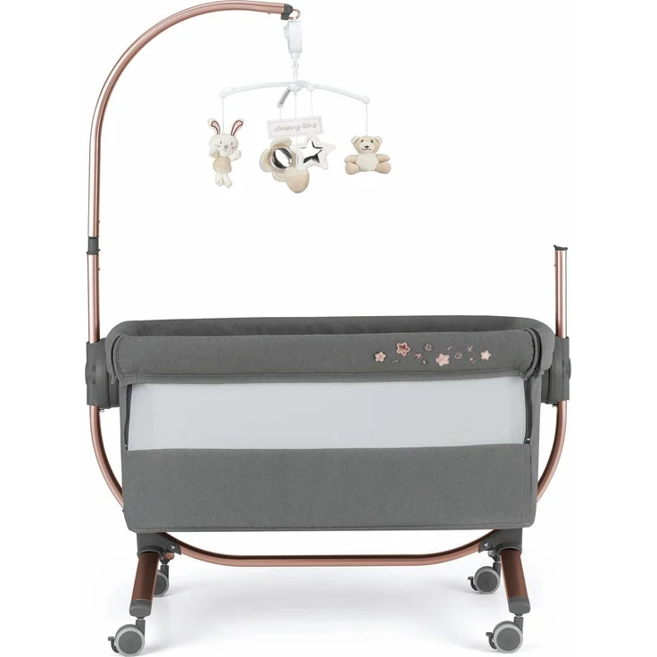 Baby Beistellbett Cullami | Mehr Farben verfügbar | inkl. Wippfunktion | 8-fach höhenverstellbar – Bild 7