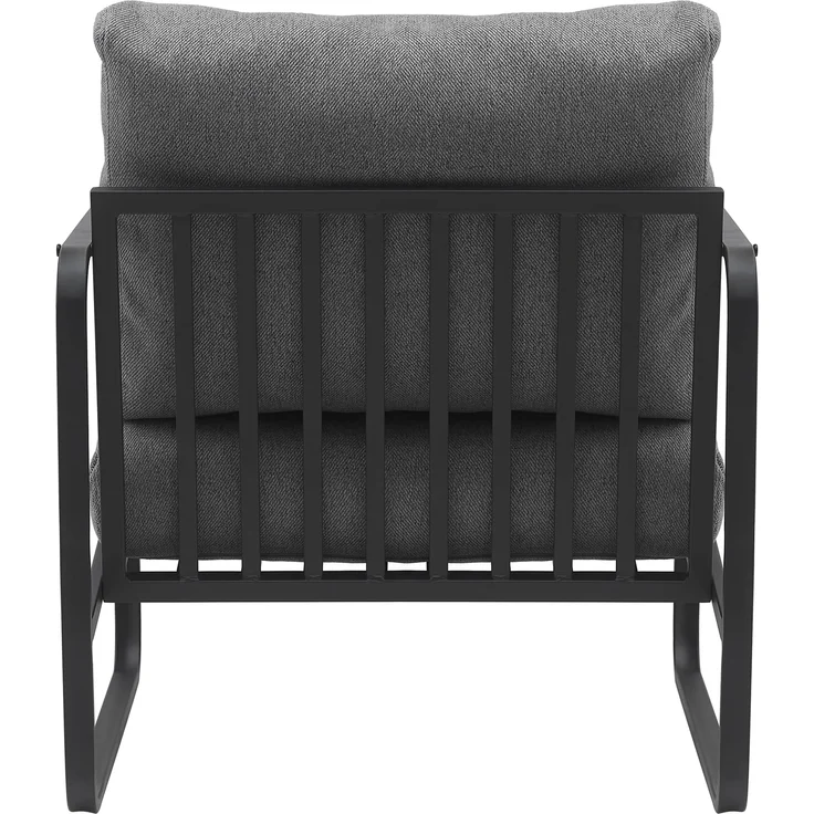 CLP Lounger Manea mit Metallgestell,dunkelgrau Stoff – Bild 6