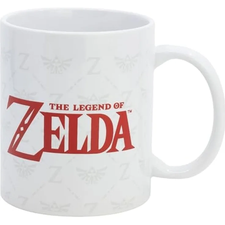 Zelda Tasse 325ml – Nintendo Keramikbecher im Geschenkset – Fanartikel für Gamer