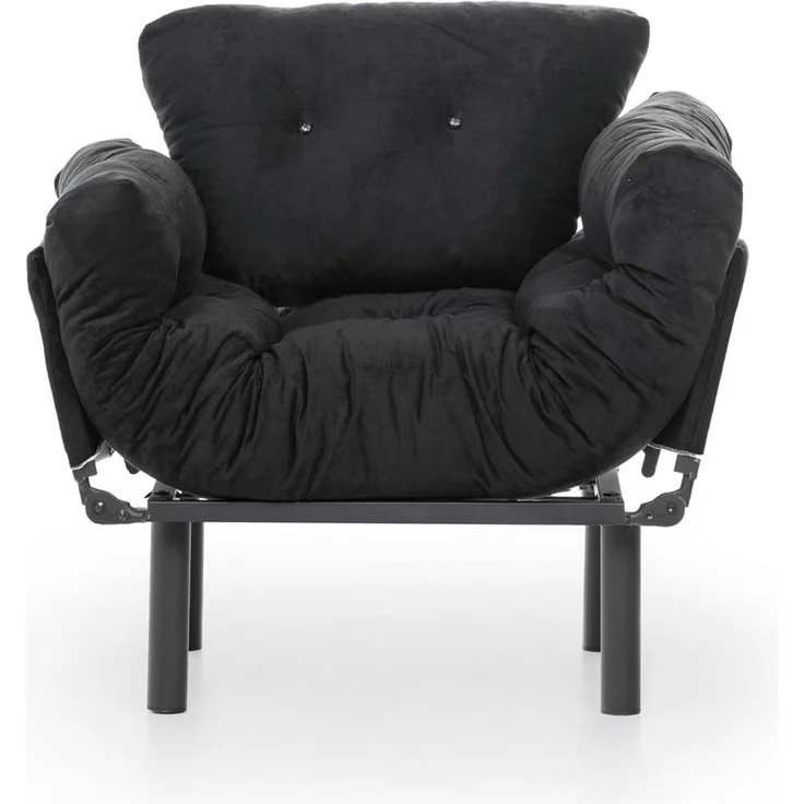 Hanah Home 'Nitta Single - Black' Ohrensessel, Schwarz, 95 x 85 x 70 cm – Bild 3