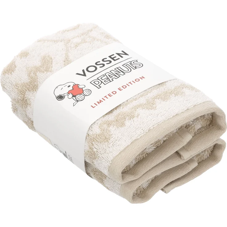 VOSSEN Gästetuch-Set CHARLIE BROWN BL 30x50 cm beige – Bild 2