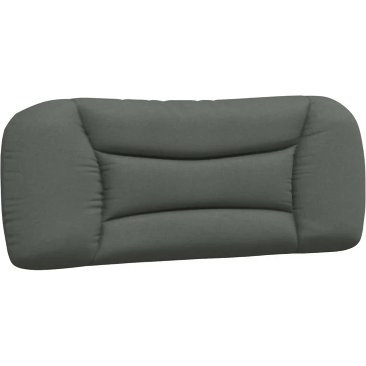 vidaXL Kopfteil-Kissen "Hvar" Dunkelgrau 100 cm Stoff Grau – Bild 2