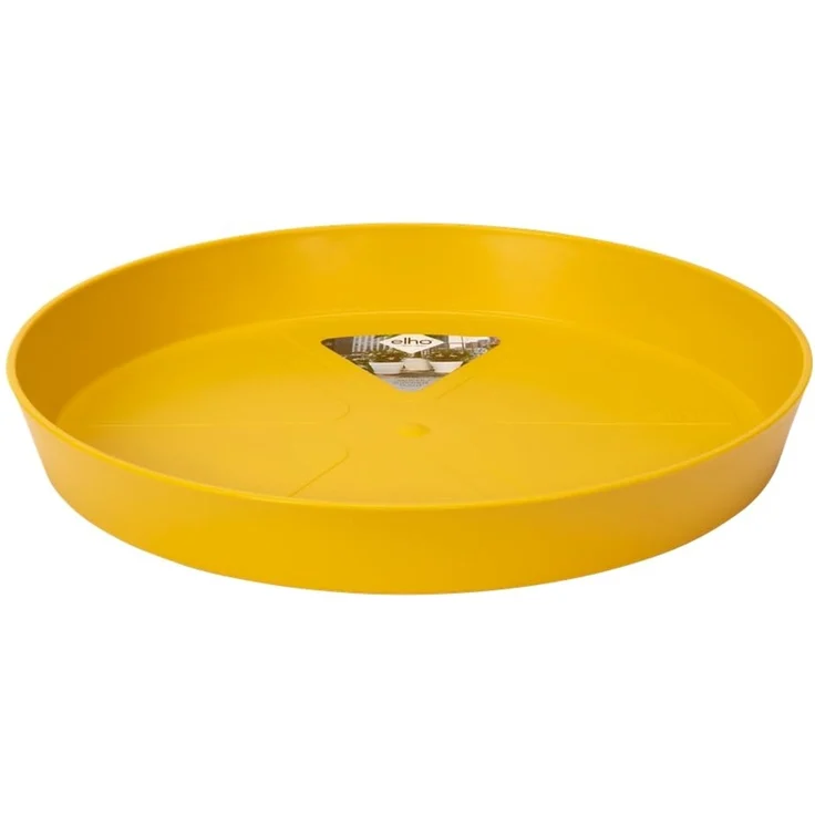 elho loft urban untersetzer rund 24cm Untersetzer - Ocker | Ø 24.2 x H 3.1 cm | Für den Außenbereich geeignet