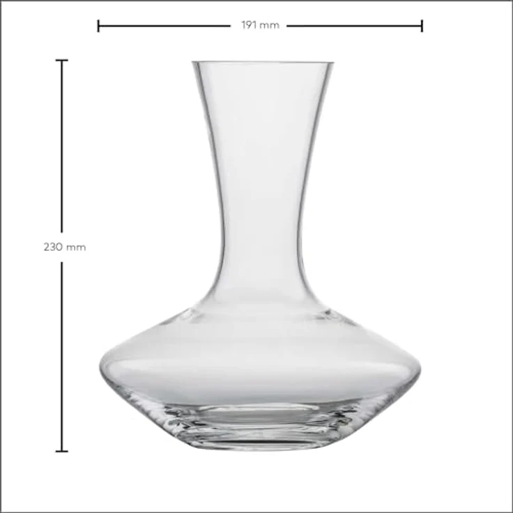 SCHOTT ZWIESEL Dekanter Classico 1 Stück, Karaffe für Rotwein mit Drop Protect Technologie aus Tritan Kristallglas, 123660 – Bild 8