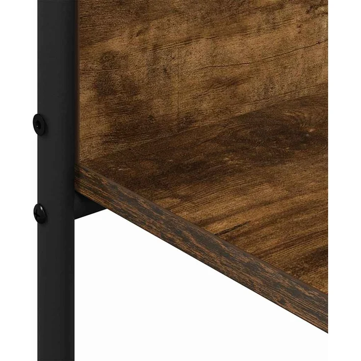 vidaXL Kleiderständer mit Regal Braun Eichen-Optik 120 x 44 x 160 cm 868447 – Bild 7