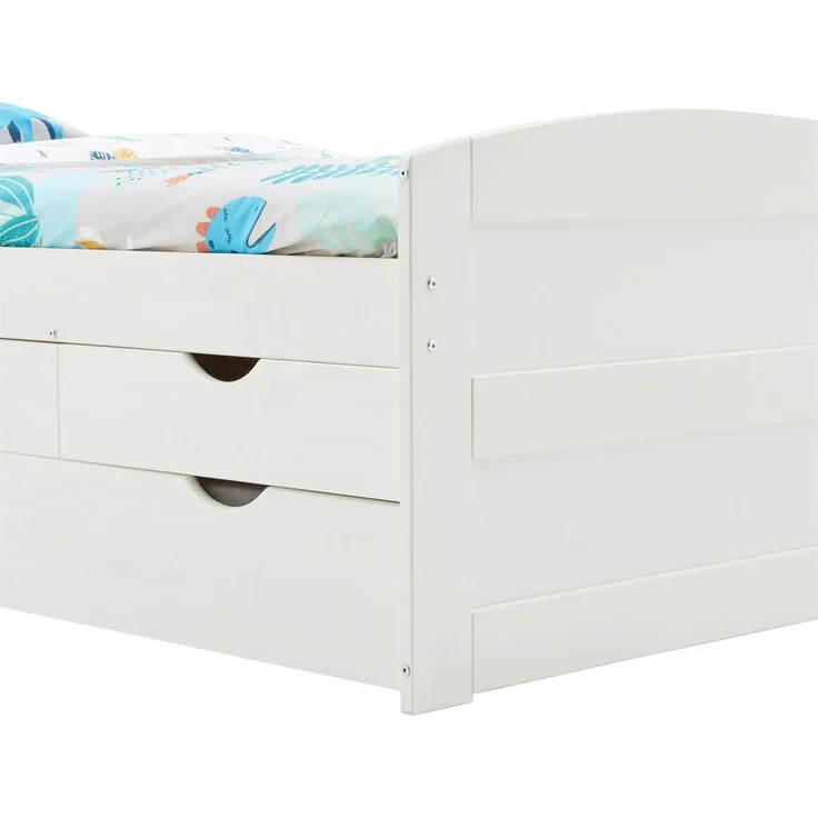 IDIMEX Funktionsbett JESSY, Bett mit Stauraum Jugendbett mit 3 Schubladen Ausziehbett Kiefer 90x19 – Bild 6