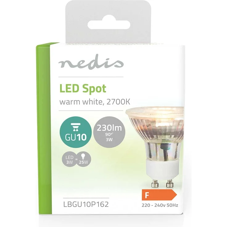 LED-Lampe GU10 | Spot | 3 W | 230 lm | 2700 K | Warmweiss | Retro Style | 1 Stück – Bild 3