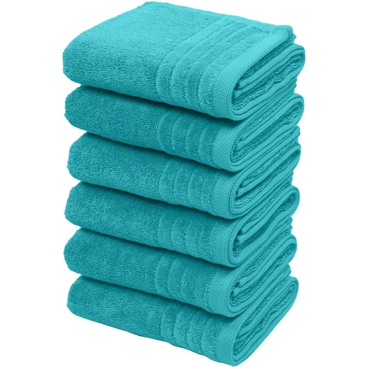 OTTO home Handtücher Sanremo Premium, Premium Handtücher, 600 gr/m², 50x100cm, Frottier (Set, 6-St), mit Bordüre, flauschig & weich, dicke Qualität, 5 Jahre Garantie – Bild 1