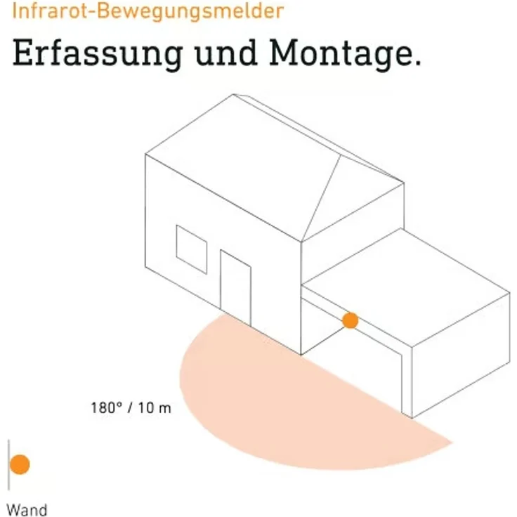 Steinel LED-Kameraleuchte XLED CAM 2 SC, mit Bewegungsmelder und Gegensprechanlage, per App steuerbar, 2K-Weitwinkel-Farbkamera, WiFi 6, 3000 K – Bild 2