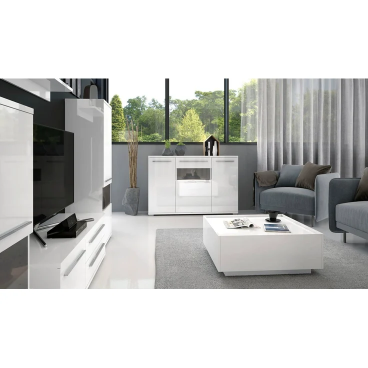 Places of Style Couchtisch Piano, hochwertig UV lackiert, mit zwei Schubladen inkl. Soft-Close Funktion – Bild 5