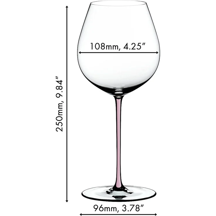 RIEDEL 4900/07P FATTO A MANO Pinot Noir Weinglas - Stiel PINK – Bild 2