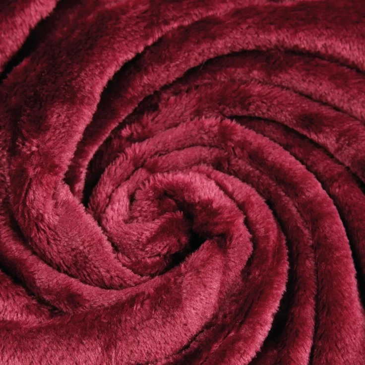 Kuscheldecke "Celina" Aubergine 70x100 cm – Bild 10