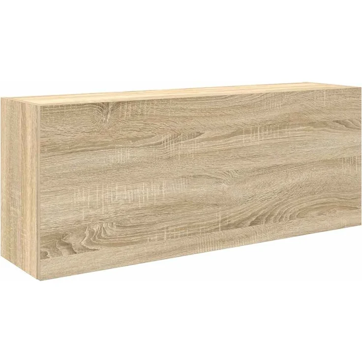 vidaXL Bad-Wandschrank Sonoma-Eiche 100x25x40 cm Holzwerkstoff 860105 – Bild 2