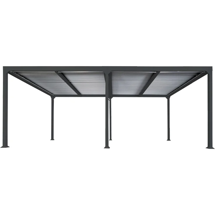 Mendler 'HWC-L41' Pergola ohne Seitenwände, Metall anthrazit, 3x6 m – Bild 8