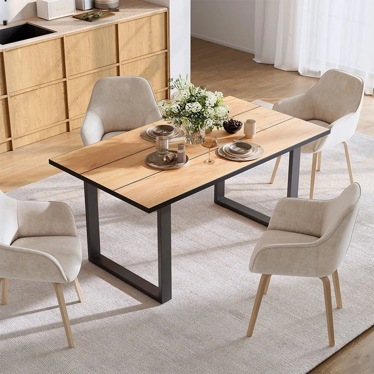 Esstisch Avido Goldkraft Eiche 160 x 90 cm Vicco – Bild 3