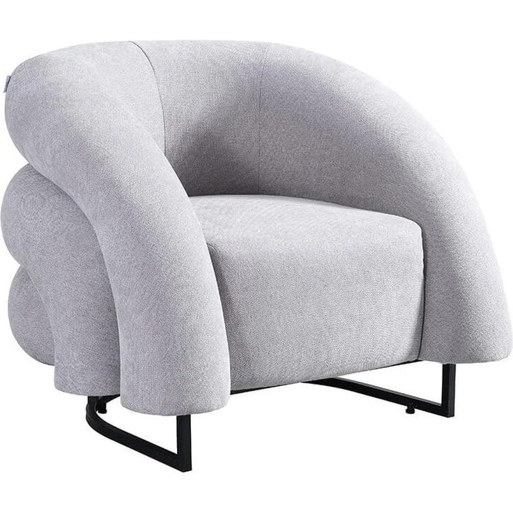 HOME DELUXE Sessel MACA - Samtgewebe Beige – Bild 6