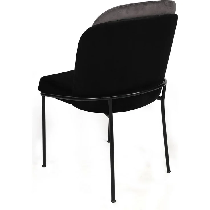 Skye Decor 'Dore-150 V2' Stuhlset (2-teilig), Grau / Schwarz, 54 x 86 x 55 cm – Bild 3