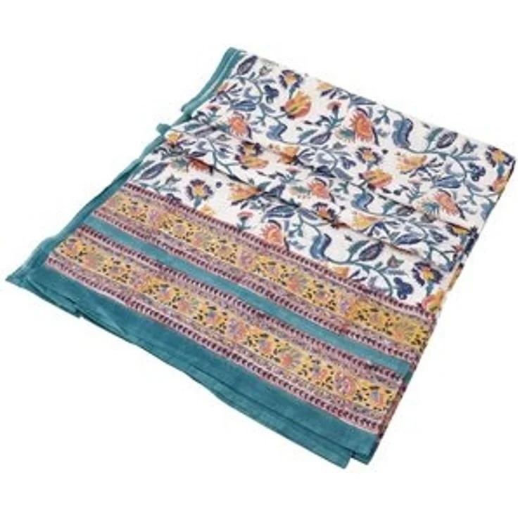 Guru-Shop Tagesdecke Blockdruck Tagesdecke, Bett & Sofaüberwurf,.. – Bild 6