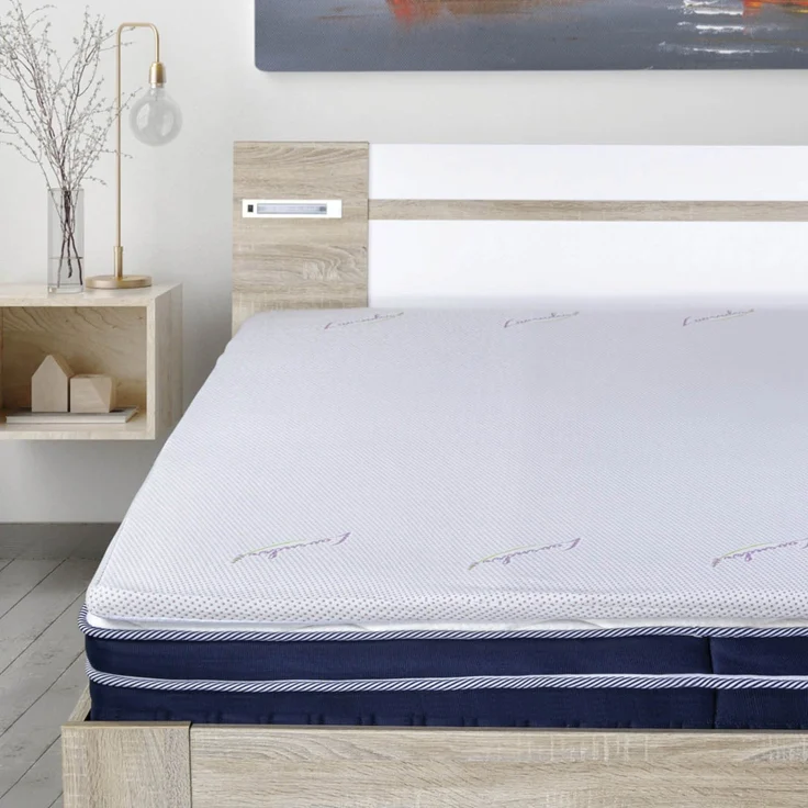 Matratzenauflage Erhöhen den Schlafkomfort mit ViscoCell Memory-Schaum Matratzenauflage Vitapur weiß (H 3.5 x T 200 x B 120 cm) – Bild 2