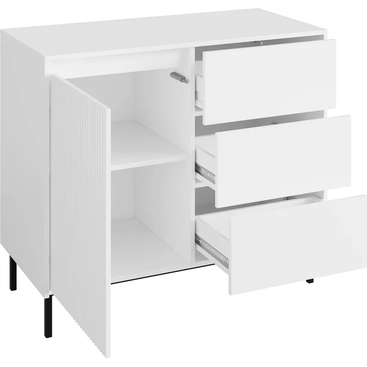 Wohnzimmer-Set Ozmi II Kommode, TV-Lowboard, Couchtisch (Farbe: Cashmere) – Bild 4