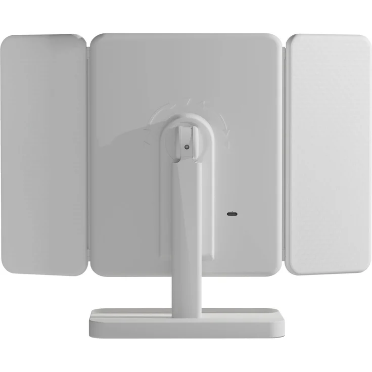 CLP Schminkspiegel Otley LED 3 Lichtfarben dimmbar mit Vergrößerung und USB,weiß – Bild 6