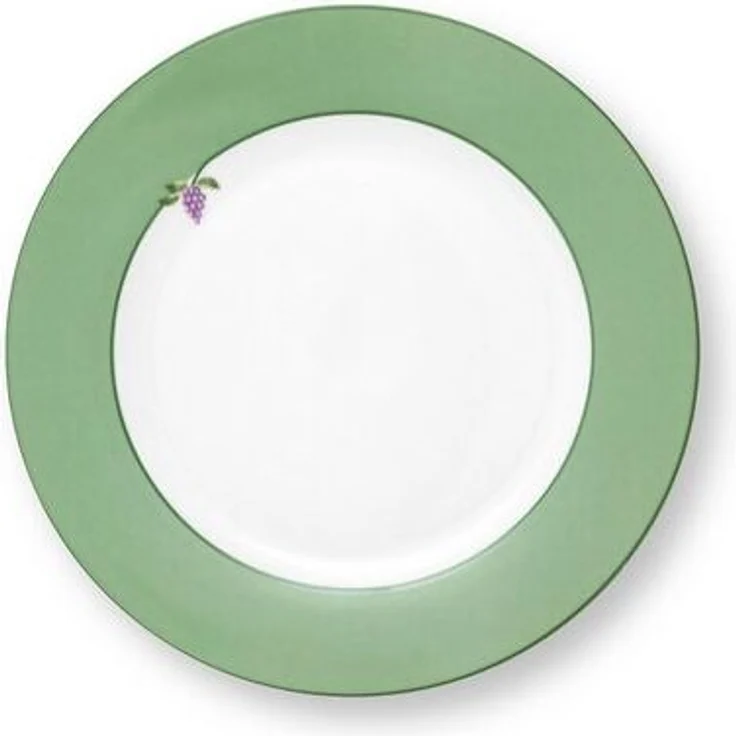 PiP Studio Frühstücksteller Lily&Lotus Uni Light Green Frühstücksteller 23cm – Bild 4