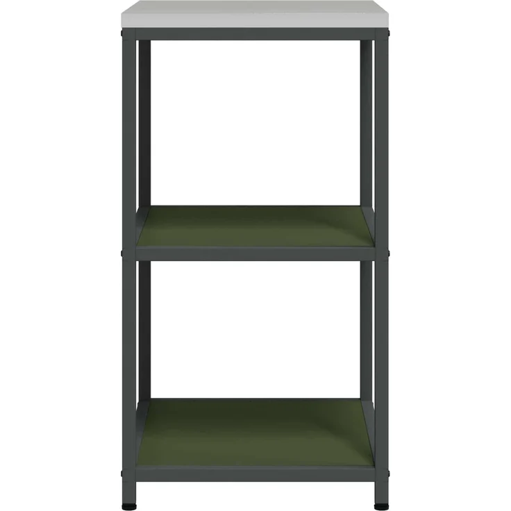 vidaXL Küchenregal HATTEM Olivgrün 60 x 50 x 92 cm Stahl 874964 – Bild 8