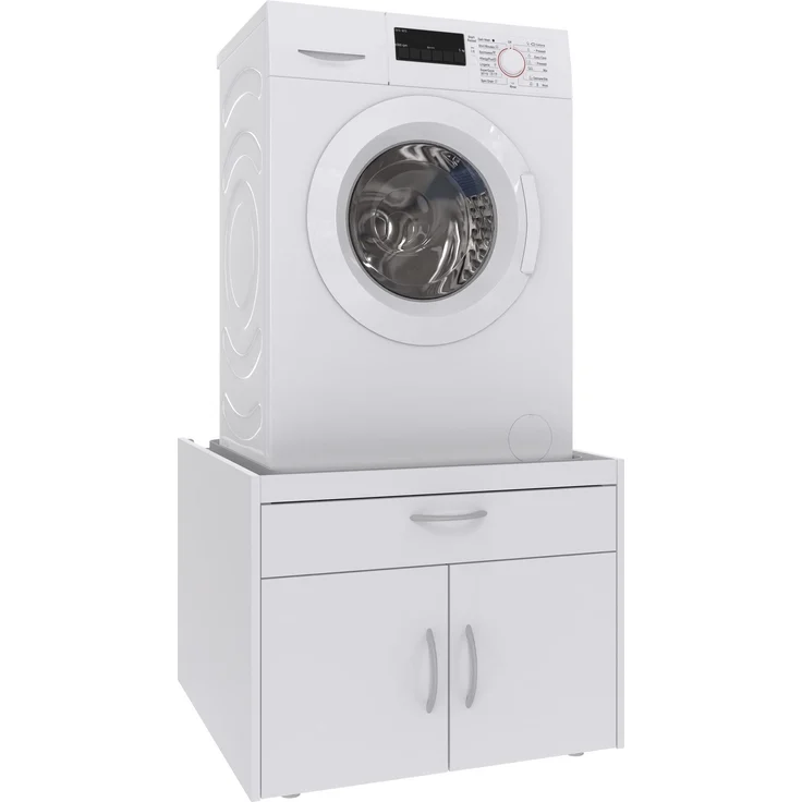 Waschmaschinenunterschrank >MRK Multiraumkonzept< in WEISS - 70x52x68cm (BxHxT) – Bild 3