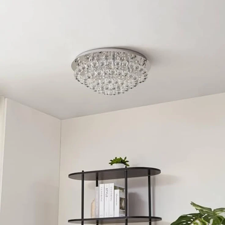 Lindby Deckenleuchten Antonino, Chrom IP20, 8 x 40 W LED – Bild 4