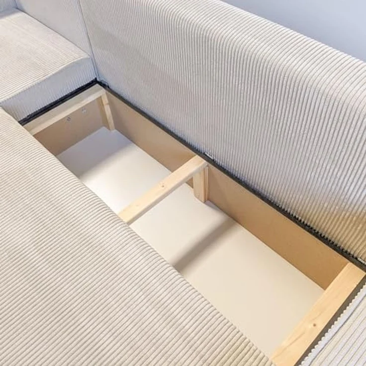 Lookway Ecksofa Gepolstertes CARLOS L-Form, Schlaffunktion – Bild 7