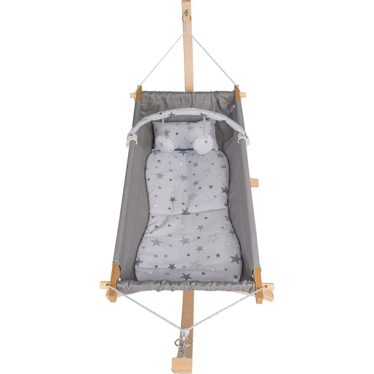 Evila Originals 'Fethiye - Grey' Babyhängematte, Grau, 135 x 56 cm – Bild 2