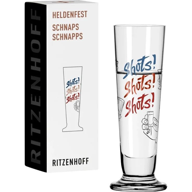 Ritzenhoff 1061016 Schnapsglas #16 HELDENFEST Esther Sprenger-Pieper 2024 – Bild 1