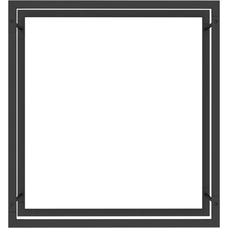 vidaXL Brennholzregal Mattschwarz 80x28x86 cm Stahl 350307 – Bild 3