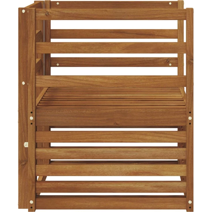 vidaXL Outdoor-Sofagarnitur Natur Massivholz Akazie 3436334 – Bild 4