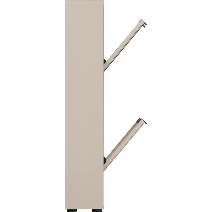 XORA 'JANA' Schuhkipper, Holznachbildung Glas Kaschmir, 60 x 93 x 17 cm, Platz für 4 Paar Schuhe – Bild 3
