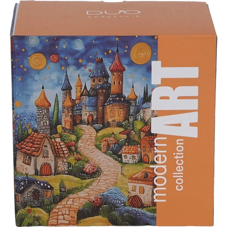 DUO Becher 450 ml mit Teesieb MODERN SLEEPY KINGDOM New Bone China Porzellan – Bild 4