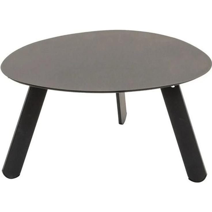 Lesli Living Beistelltisch Beistelltisch Tiki 55x46x28cm schwarz Metall – Bild 2