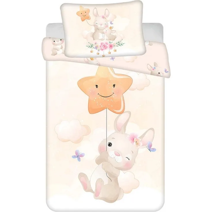 Kinder Bettwäsche-Set – Bettbezug 100x135 cm & Kissenbezug 40x60 cm
