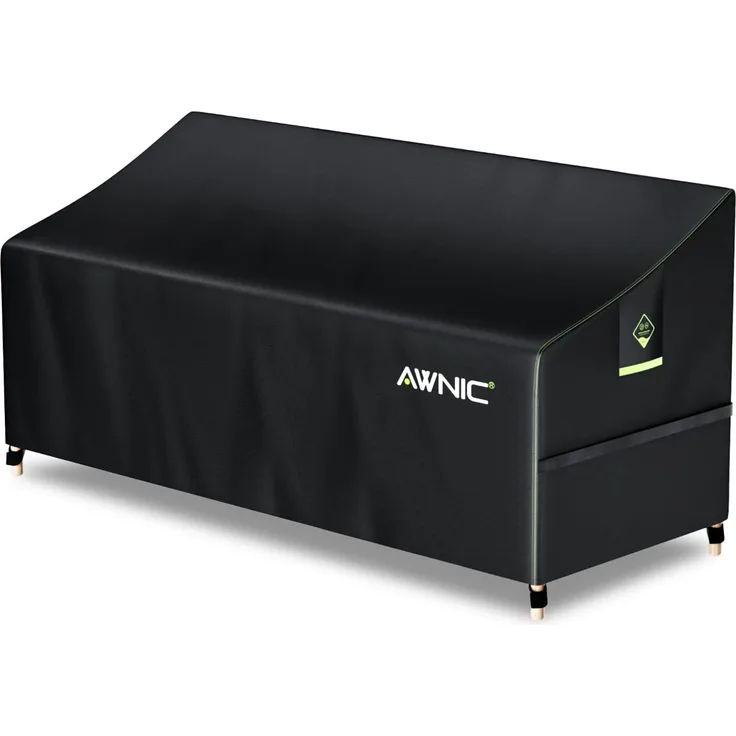 Awnic Gartenbank Abdeckung Hülle für Schutzhülle Abdeckplane Gartenbank Wasserdicht 420D Polyester 3 Sitzer 175 x 85 x 65 cm