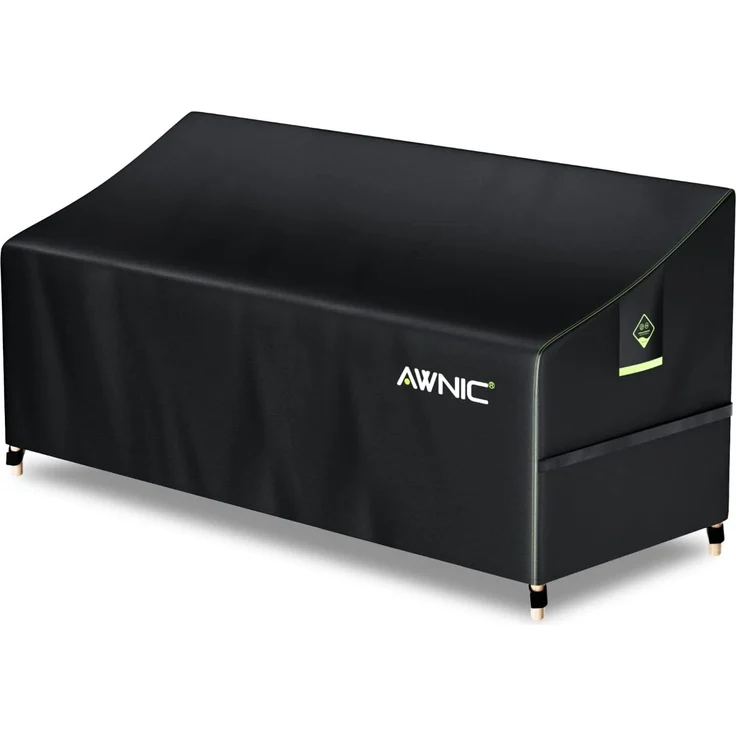 Awnic Gartenbank Abdeckung Hülle für Schutzhülle Abdeckplane Gartenbank Wasserdicht 420D Polyester 3 Sitzer 175 x 85 x 65 cm