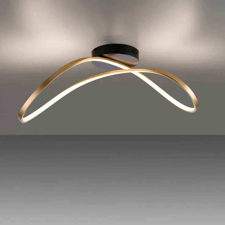 JUST LIGHT Deckenleuchte OKTA, Dimmfunktion, LED fest integriert, Warmweiß, LED, dimmbar, Switchmo – Bild 2