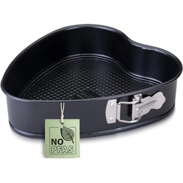 Zenker Herzspringform Perfect Black – 27 x 25 x 7 cm Hochwertige Backform in Herzform für Valentinstag und Muttertag, Antihaftbeschichtet +230 °C Made in Germany, Schwarzes – Bild 2