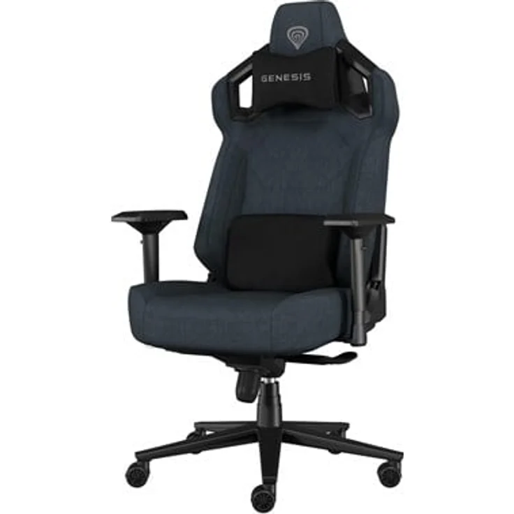 Genesis Nitro 800 Gaming Stuhl, ergonomischer Stoff-Sessel in Schwarz/Grau, bis zu 150 kg belastbar – Bild 8