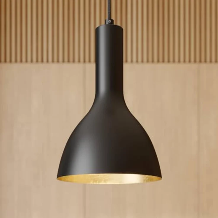 Arcchio Pendelleuchte Cosmina, moderne Deckenlampe in Schwarz, 1-flammig, E27, ideal für Küche und Esstisch – Bild 2