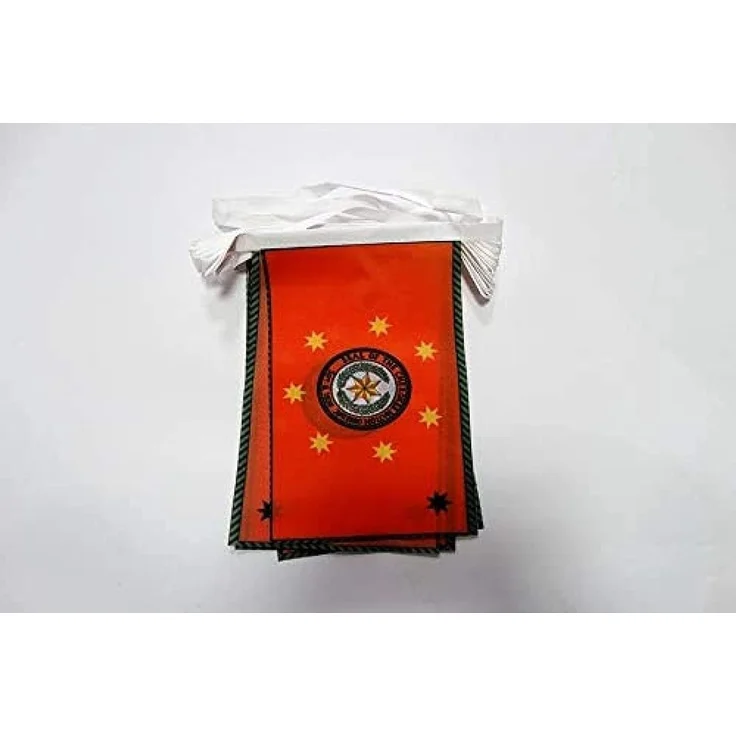AZ FLAG - Fahnenkette Cherokee 6 Meter Mit 20 Flaggen - 21x14 cm - Tsalagi Girlande Flaggenkette 14x21 Cm