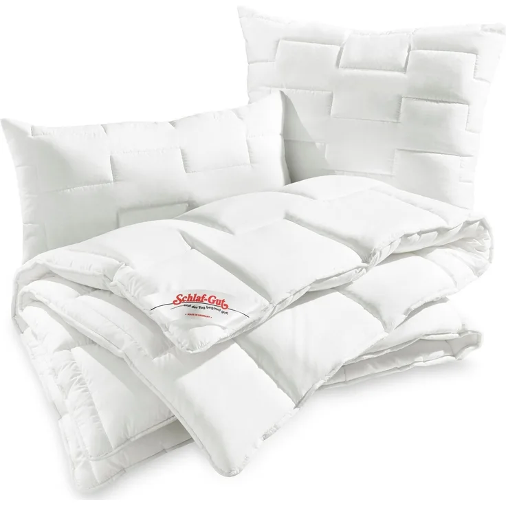 Schlaf-Gut Utah Baumwolle Microfaser Mono-Steppbett 155x220 cm