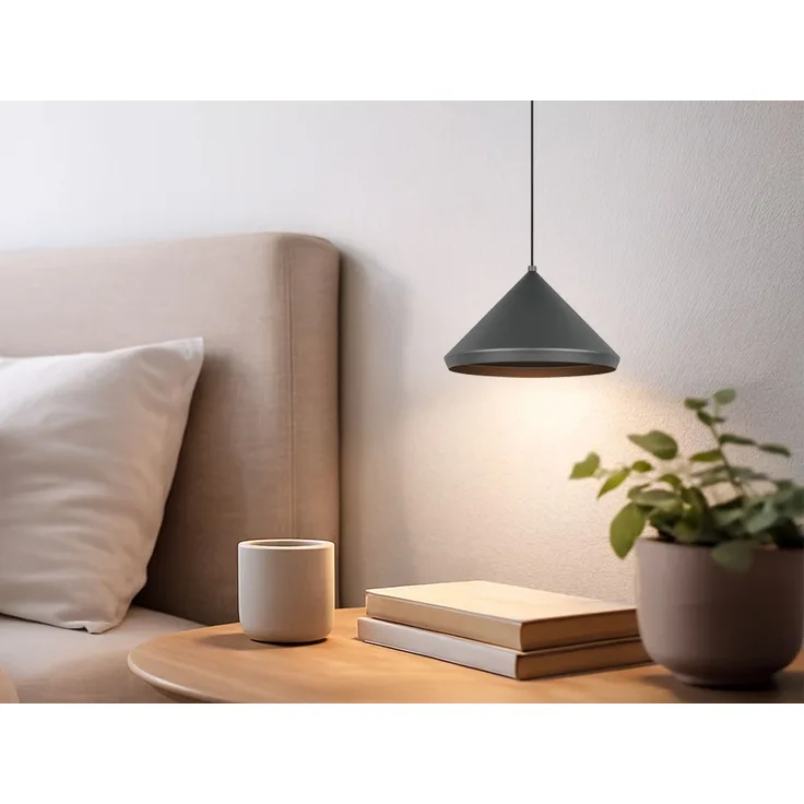 Trio LED-Pendelleuchte Laguna Ø 18 cm warmweiß-neutralweiß schwarz